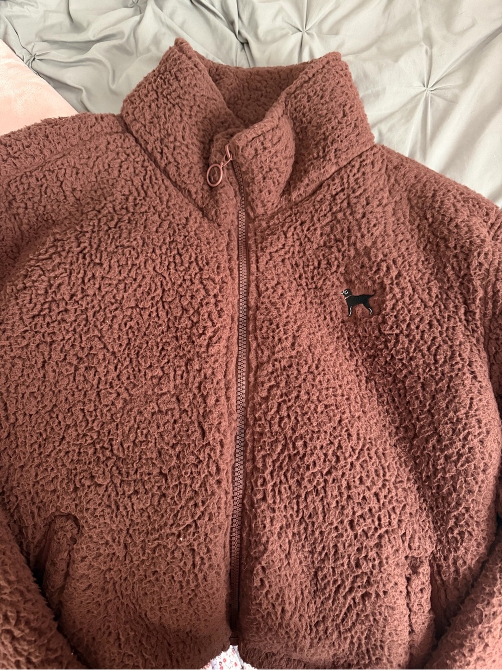 The Black Dog Plush Sherpa Zip Jacket